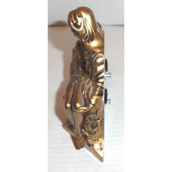 Life Symbols "Pieta" Mary Holding Jesus 6.25" Tall Hand-Painted Statue (1999) - Picture 6 of 6